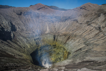 the crater of the Bromo volcano © Koen