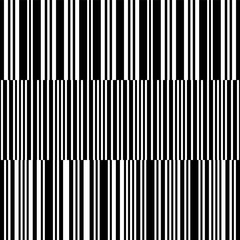 Set of seamless black white vertical stripes