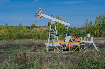 Oil production with industrial equipment