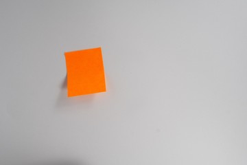 sticky notes on white background