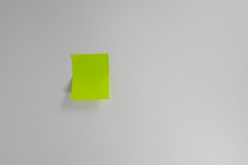 sticky notes on white background