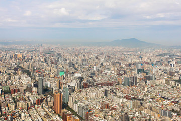 Viewpoint of Cityscape building in Taiwan on Taipei 101