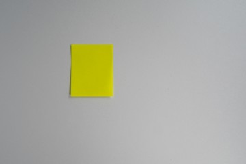 sticky notes on white background