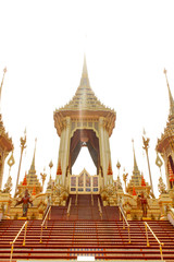 Bangkok, Thailand - November 04, 2017; The Royal Crematorium for the late King Bhumibol Adulyadej  at November 04, 2017