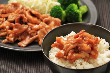 豚のしょうが焼き