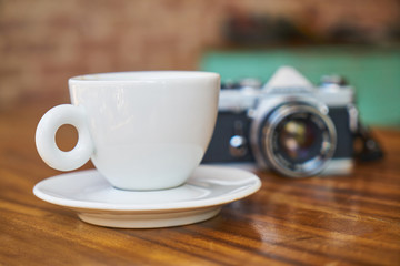 Camera and Coffee