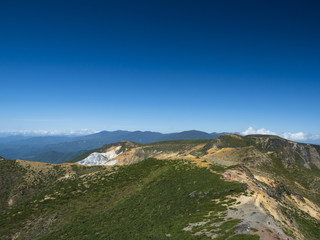 Fototapeta na wymiar 安達太良山からの眺め