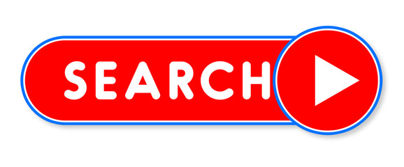 Search - white text written on a red banner on white background