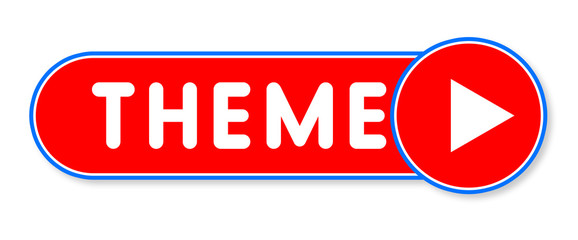Theme - white text written on a red banner on white background