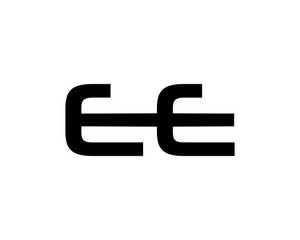 Initial Letter EE Logo Template Design
