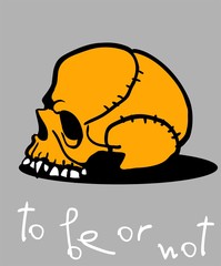 Skull vector illustration 