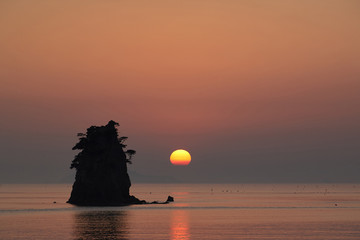South Korea's West Coast Sunset