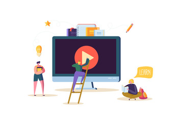 Online Education Concept