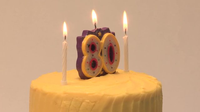 80th Birthday cake