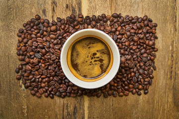 Coffee Beans and Coffee