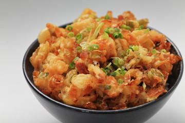 ネギのかき揚げ丼