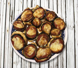 Typical Neaopolitan aubergine parmigiana