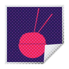 Obraz premium Rice bowl square peeling sticker