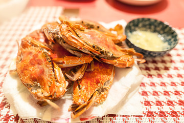 Close up view of Crabs