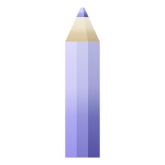 purple coloring pencil graphic icon