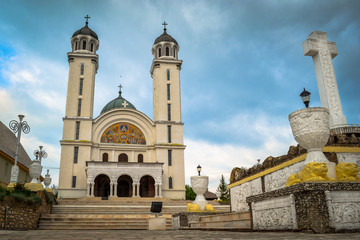 Church Ghelari in Transylvania, Romania.