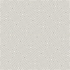 Vector seamless geometric pattern. Simple abstract lines lattice. Repeating elements stylish background