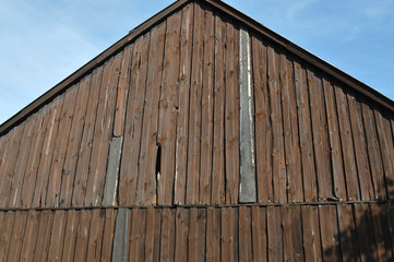 Holzfassade scheune haus hintergrund vorlage muster holz bretter