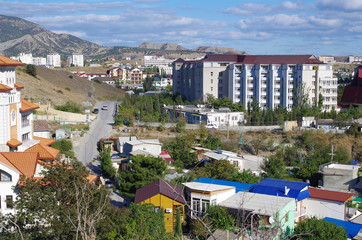Obraz premium view of the town