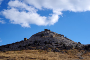 Fototapeta na wymiar Genoese fortress Sudak