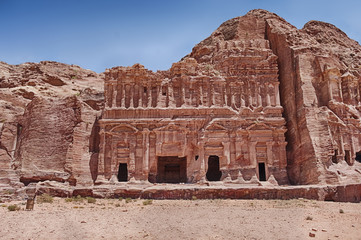 The Palace Tomb Of Petra