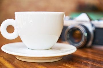 Camera and Coffee