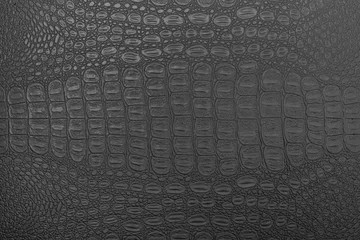 Wandcirkels tuinposter Monochrome crocodile leather texture. © Eugene_Photo