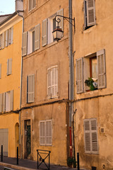 Häuser und Gassen in Aix