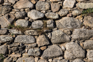 Ancient village on a Rock at the spanish atlantic coast