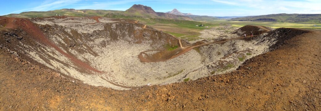 Panorama au volcan de Grabrok