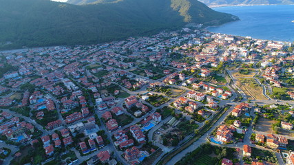 Aerial View Of Icmeler Marmaris In Turkey