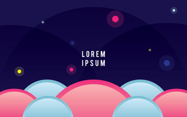 Elegant geometric background. Color shape composition. vector illustration.