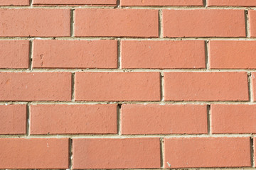 Red brick wall background texture