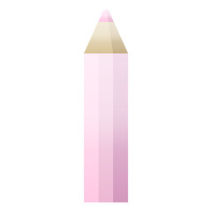 pink coloring pencil graphic icon