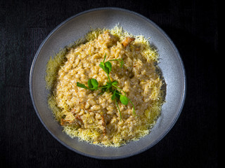 Truffle And Mushrooms Risotto