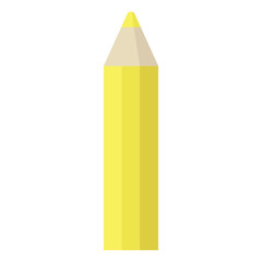 yellow coloring pencil graphic icon