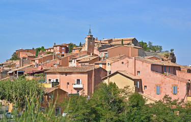 Obraz premium rote Häuser in Roussillon