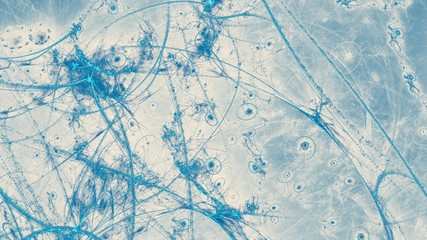 Einzigartige Hintergrundgrafi - Winter-Variation in Eisblau #4