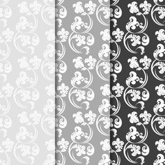 Floral seamless pattern leaves