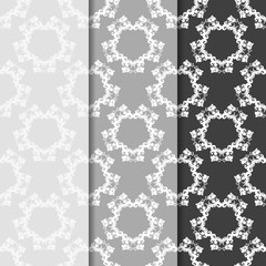 seamless floral pattern with butterfly on the leaf