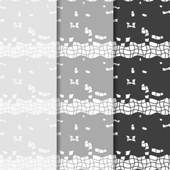 seamless abstract pattern with falling peaces