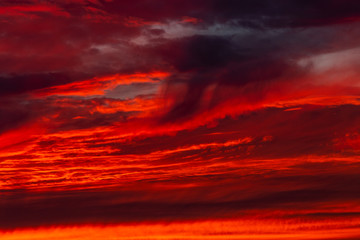evening sky after sunset