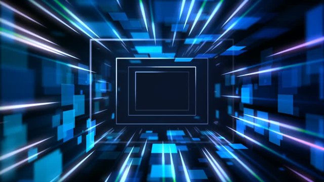 abstract futuristic tunnel background
