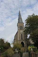 Fototapeta na wymiar Église Saint-Martin de Sasnières