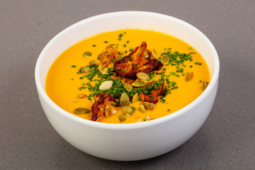 Pumpkin cream soup
